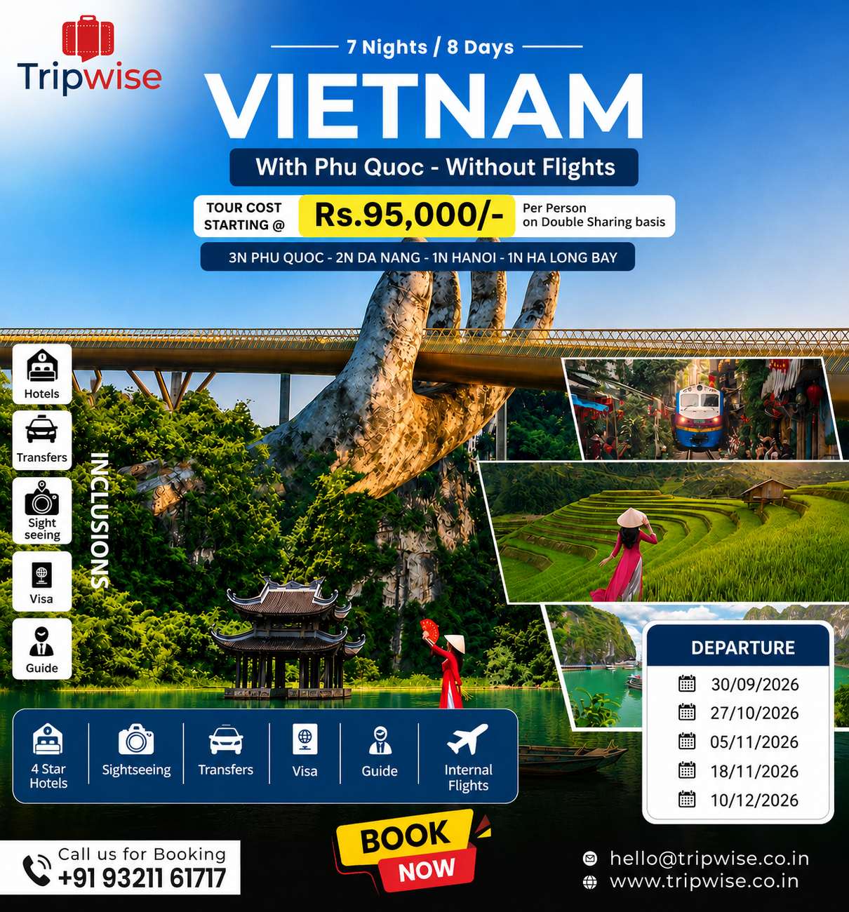 Vietnam 7 Nights 8 Days package